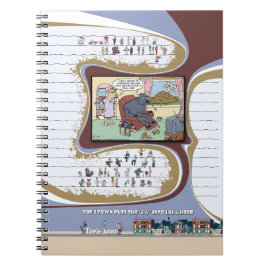 Spiral fotopatbok anteckningsbok