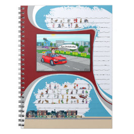 Spiral fotopatbok anteckningsbok