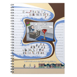 Spiral fotopatbok anteckningsbok