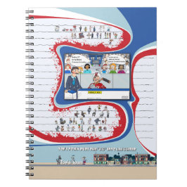 Spiral fotopatbok anteckningsbok