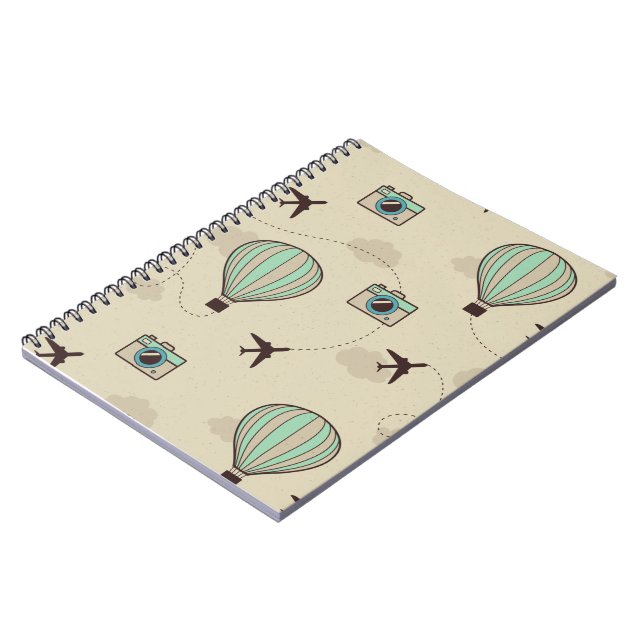 Spiral fotopatbok anteckningsbok (Vänstra Sidan)