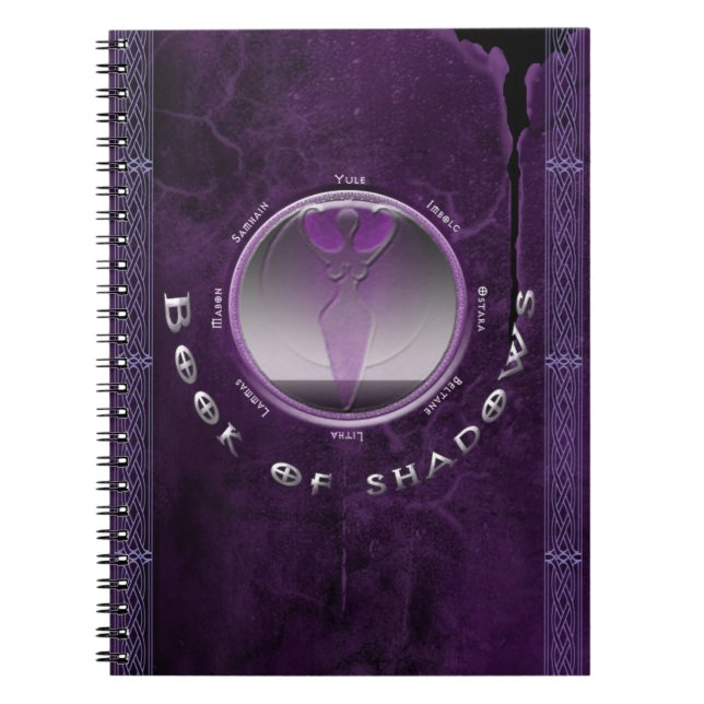 Spiral fotopatbok, Bok av skuggor Anteckningsbok (Framsidan)