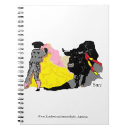 Spiral fotopatbok: Bullfighter Anteckningsbok