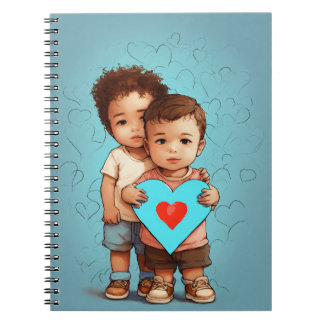Spiral fotopatbok - Cute Baby Brother Anteckningsbok