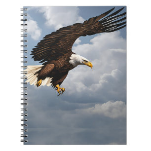 Spiral fotopatbok med örn anteckningsbok