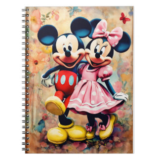 Spiral fotopatbok - Minnie och Mickey Anteckningsbok