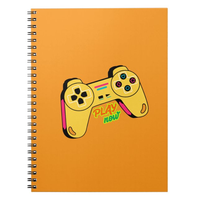 Spiral fotopatbok SPELA NU Anteckningsbok (Framsidan)