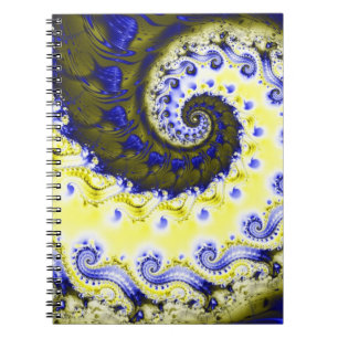 Spiral Fractal bärbar dator Anteckningsbok