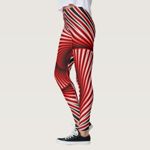 Spiral fractal leggings