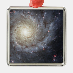 Spiral galax M74 Julgransprydnad Metall