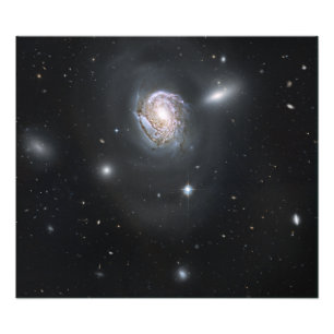 Spiral galax NGC 4911 Fototryck