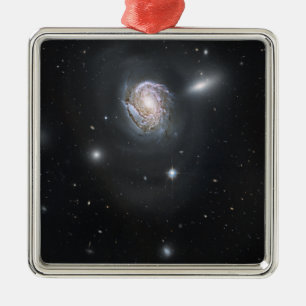 Spiral galax NGC 4911 Julgransprydnad Metall