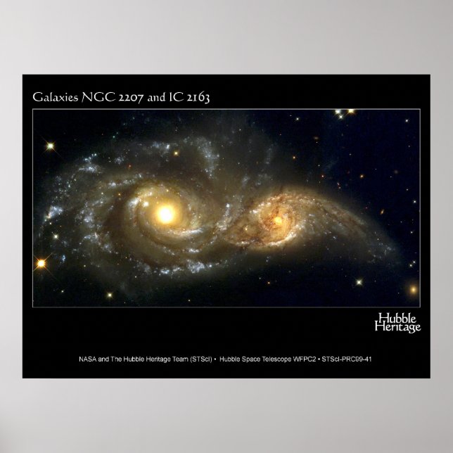 Spiral Galaxies Poster (Framsidan)