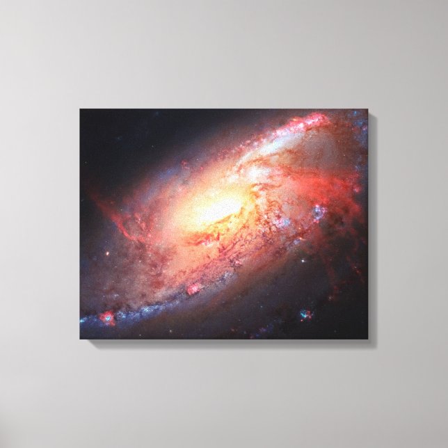 Spiral Galaxy Andromeda Milky Way Universe Stars Canvastryck (Framsida)