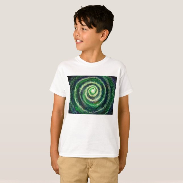 Spiral Galaxy Barn tagless T-shirt (Hel framsida)