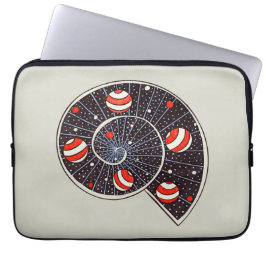 Spiral Galaxy Beach Boll Planets Funny astronomi Laptop Fodral
