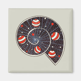 Spiral Galaxy Beach Boll Planets Funny astronomi Magnet