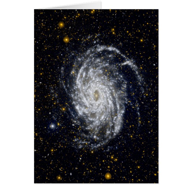 Spiral Galaxy Hälsningskort (Framsidan)