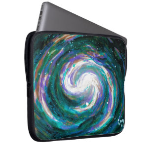 Spiral Galaxy i rymden Laptop Fodral