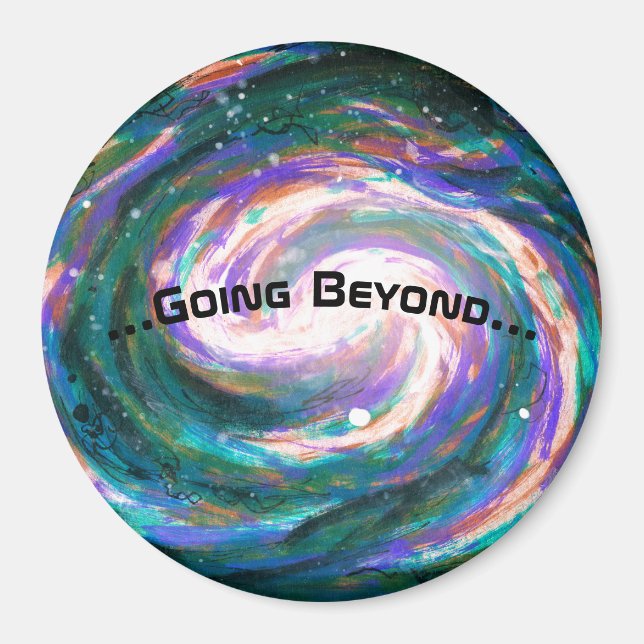 Spiral Galaxy i rymden Magnet (Framsidan)