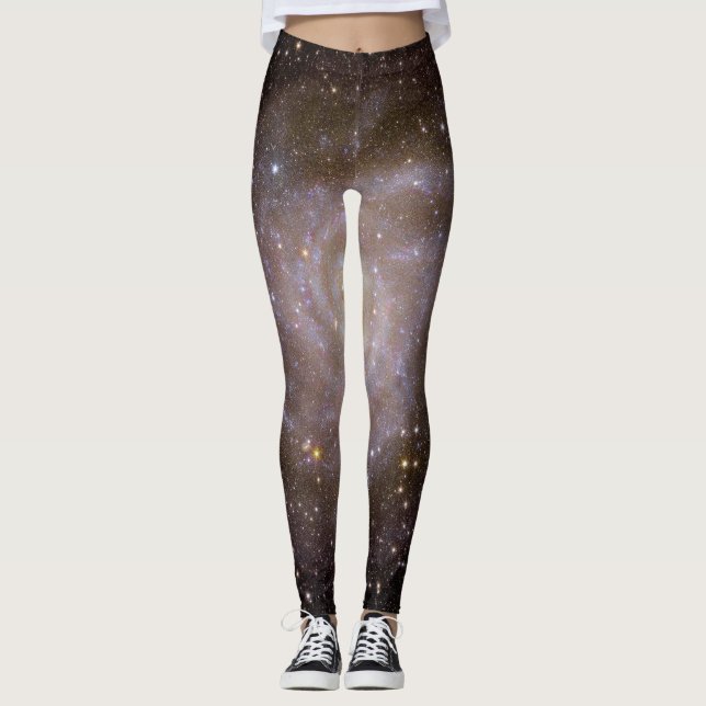 Spiral Galaxy IC 342 Leggings (Framsida)