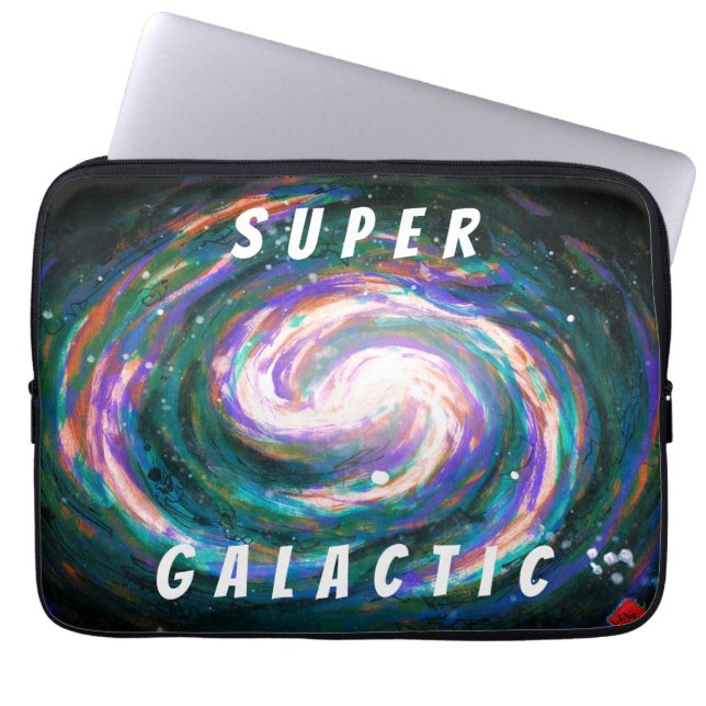 Spiral Galaxy in Space Toppen Galactic Laptop Fodral (Framsidan)