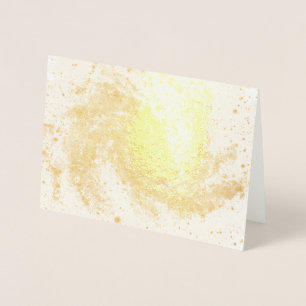 Spiral Galaxy-julkort Folierat Kort