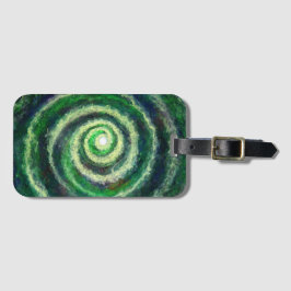 Spiral Galaxy Luggage Tag Bagagebricka