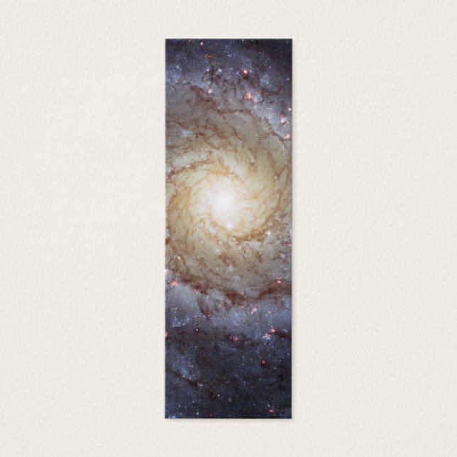Spiral Galaxy M74 (Hubble) Litet Visitkort (Framsidan)