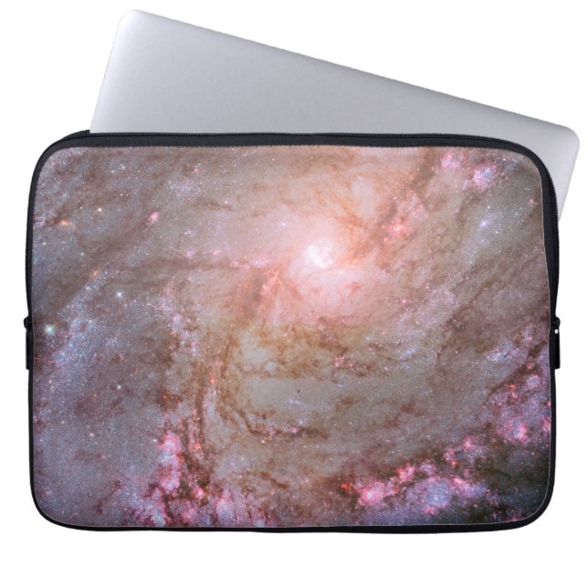 Spiral Galaxy M83, blaze med stjärnbildning. Laptop Fodral (Framsidan)