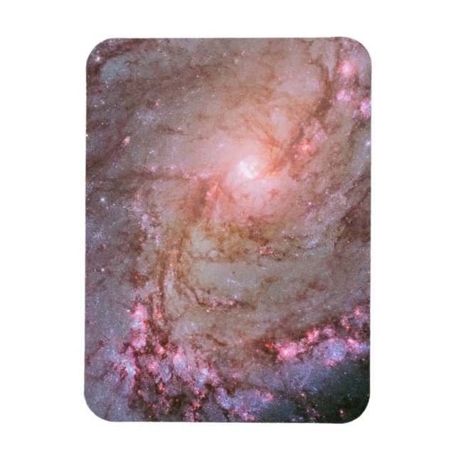 Spiral Galaxy M83, blaze med stjärnbildning. Magnet (Vertikal)