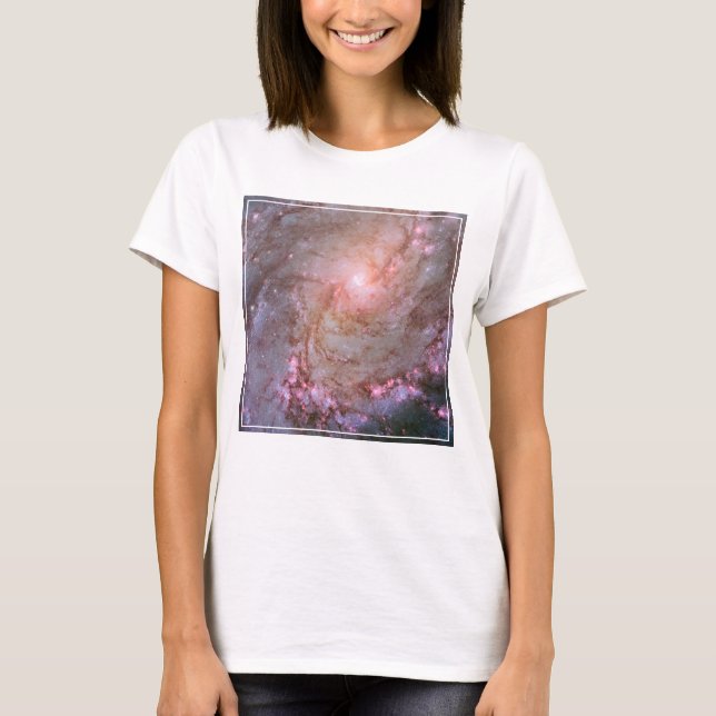 Spiral Galaxy M83, blaze med stjärnbildning. T Shirt (Framsida)