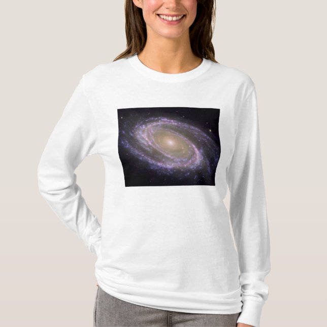 Spiral galaxy Messier 81 Tee Shirt (Framsida)