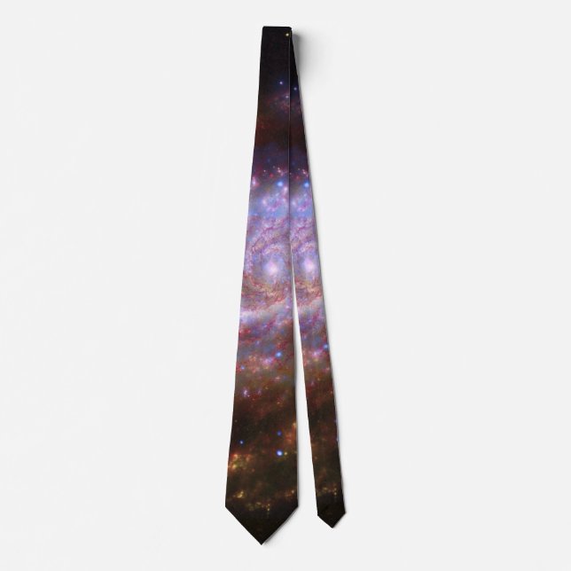 Spiral Galaxy Necktie Science Space Astronomy Tie Slips (Framsida)