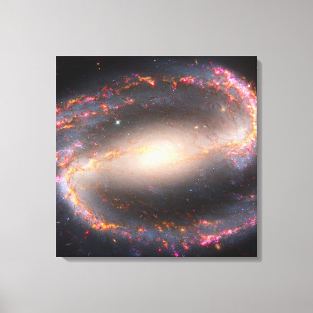 Spiral Galaxy Ngc 1300. Canvastryck (Framsida)