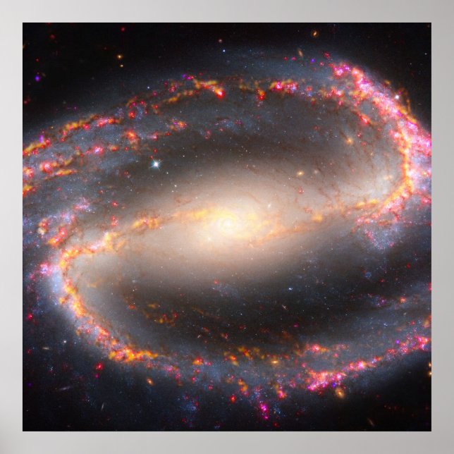Spiral Galaxy Ngc 1300. Poster (Framsidan)
