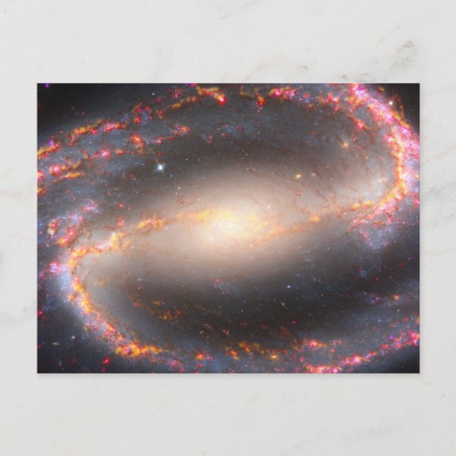 Spiral Galaxy Ngc 1300. Vykort (Framsida)