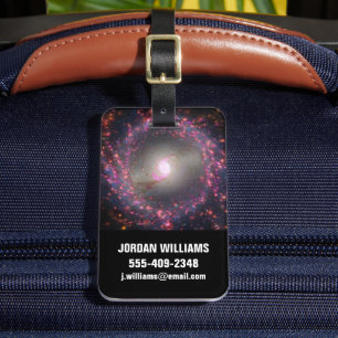 Spiral Galaxy Ngc 3351. Bagagebricka