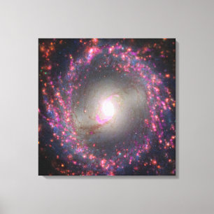 Spiral Galaxy Ngc 3351. Canvastryck