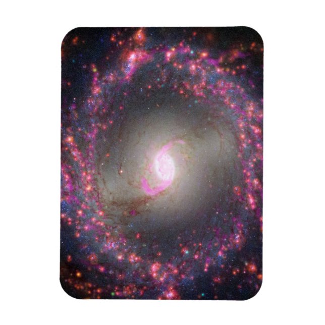 Spiral Galaxy Ngc 3351. Magnet (Vertikal)