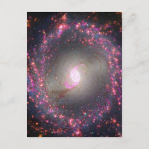 Spiral Galaxy Ngc 3351. Vykort
