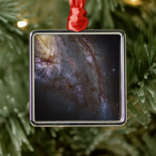 Spiral Galaxy Ngc 3627. Julgransprydnad Metall