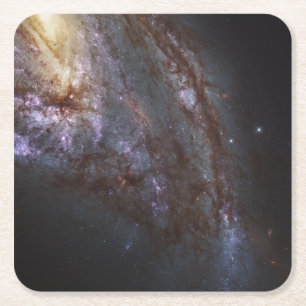 Spiral Galaxy Ngc 3627. Underlägg Papper Kvadrat