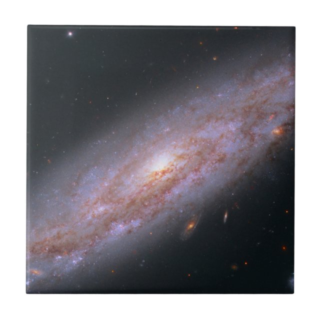 Spiral Galaxy Ngc 3972. Kakelplatta (Framsidan)