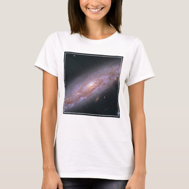 Spiral Galaxy Ngc 3972. T Shirt (Framsida)