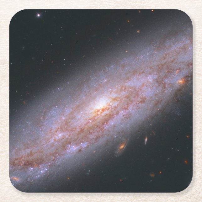 Spiral Galaxy Ngc 3972. Underlägg Papper Kvadrat (Framsidan)