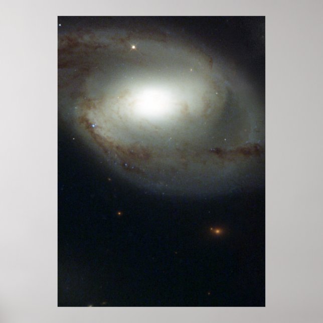 Spiral Galaxy NGC 4319 och Quasar Markarian 2005 Poster (Framsidan)