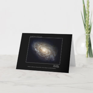 Spiral Galaxy NGC 4414 Hubble Telescope Photo Kort