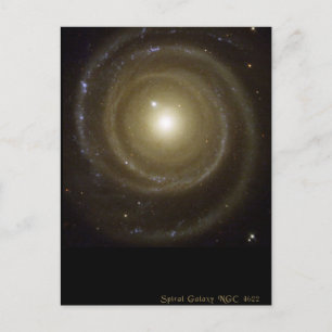 Spiral Galaxy NGC 4622 rygg bakåt Vykort