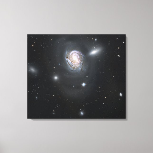 Spiral galaxy NGC 4911 Canvastryck (Framsida)